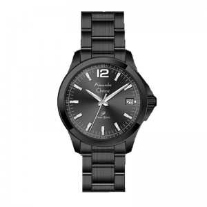 Alexandre Christie AC 1031 Full Black Steel Lady LDBIPBA